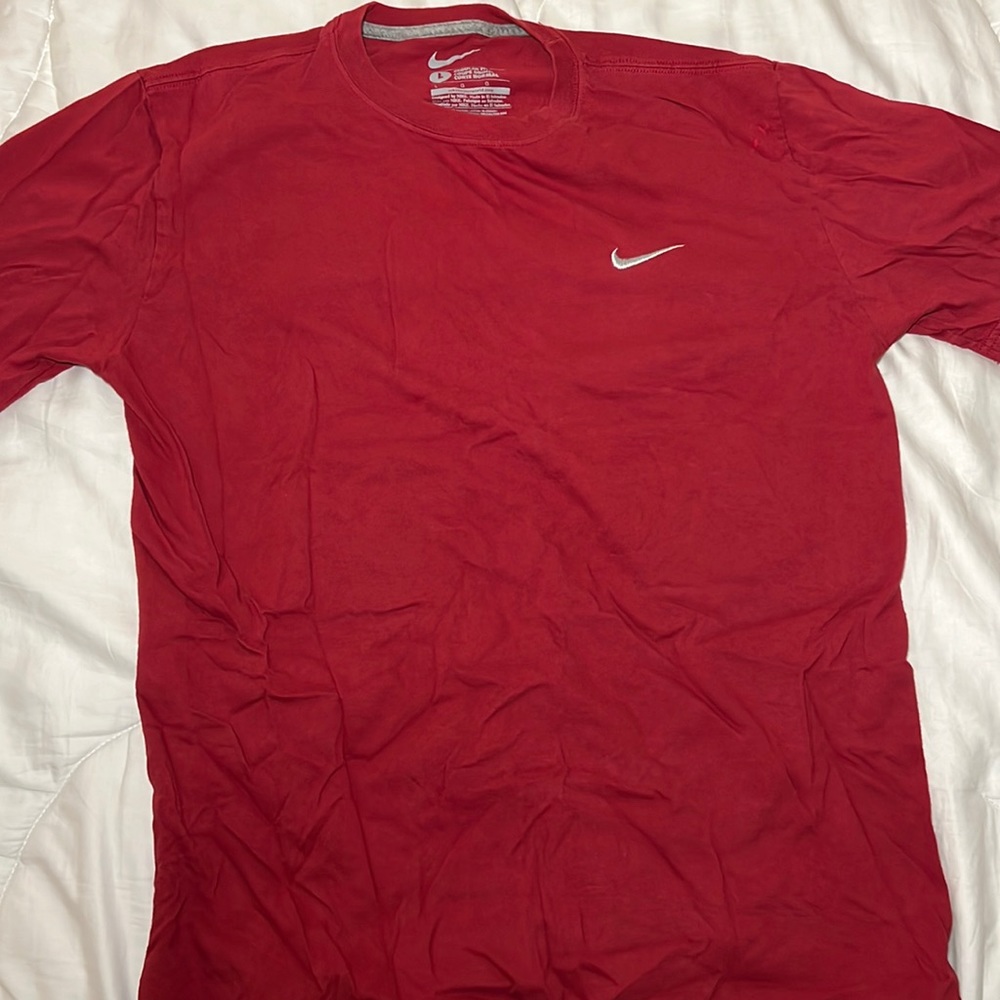 Red Nike tee